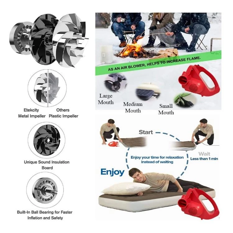 rechargeable electric air pump 11